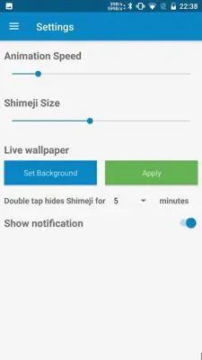 Shimeji android App screenshot 2