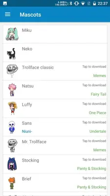 Shimeji android App screenshot 4